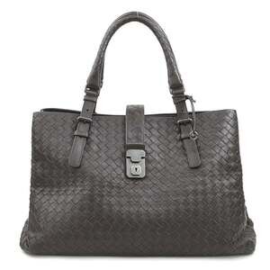 BOTTEGA VENETA Brown Leather Intrecciato Bag